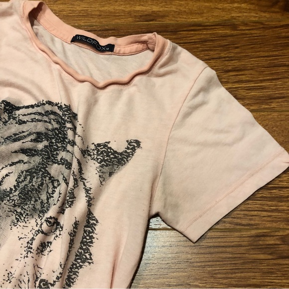 Wildfox Pink Tiger Head Tee - Picture 5 of 6